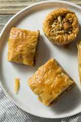 Homemade Turkish Baklava Pastries