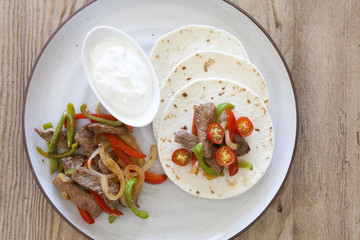 Beef Fajitas