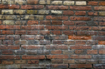 old brick wall. bricklaying