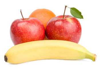 Fruit isolated on white