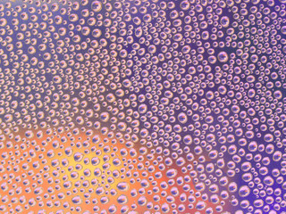abstract background water drops on the surface with full of droplets