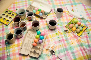 easter eggs coloring