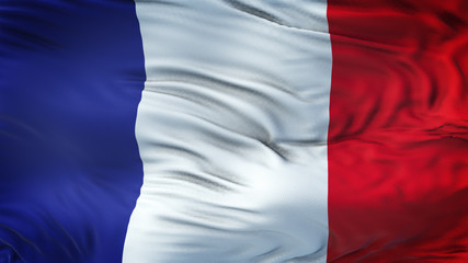 FRANCE  Realistic Waving Flag Background