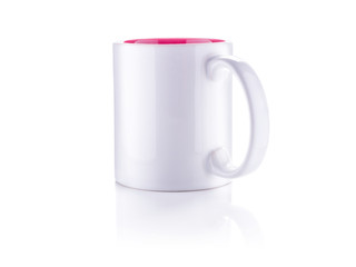 ceramic coffee cup isolated on whtie background