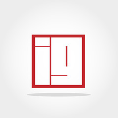 Initial Letter IG Logo Design