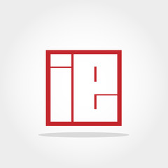 Initial Letter IE Logo Design