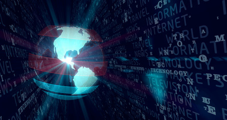 Digital and technology news background