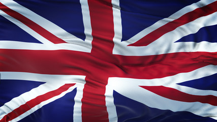 UNITED KINGDOM Realistic Waving Flag Background 