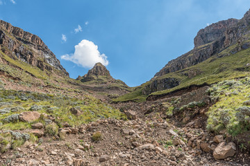 The hairpin bends in the Sani Pass