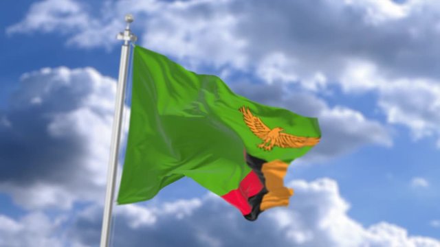 Флаг - Замбия