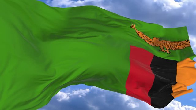 Флаг - Замбия