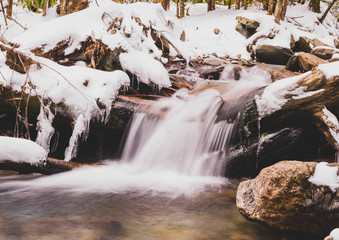 Mountain water stream