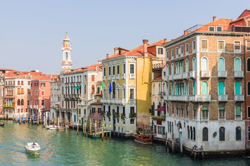 Fototapeta na wymiar Venice channel view, italy