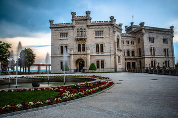 Fototapeta premium Trieste, Castello di Miramare