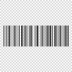 Barcode vector icon. Bar code for web
