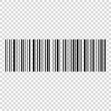 Barcode vector icon. Bar code for web