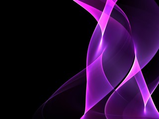     Abstract Purple Waves Background 