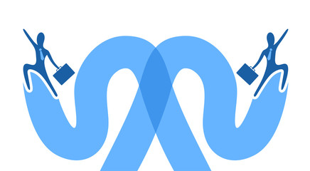 Obraz premium Creative business illustration