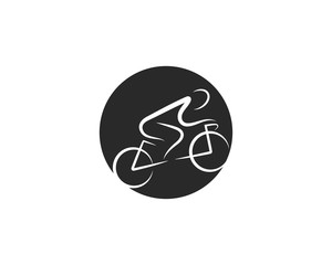 Bicycle logo vector