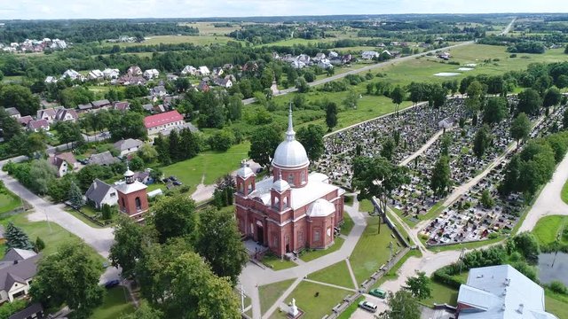 Arieal Utena Kristaus Žengimo į dangų church
