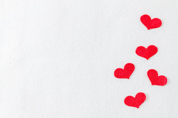 和紙と紙ハート背景