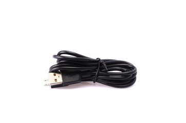 Telephone cord is charging.