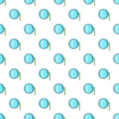 Pocket watch pattern. Cartoon illustration of pocket watch vector pattern for web