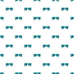 Glasses pattern. Cartoon illustration of glasses vector pattern for web