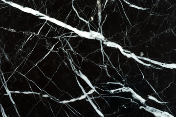 Naklejka premium black and white marble texture background