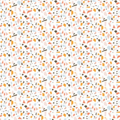 Seamless granite terrazzo vector pattern tile.