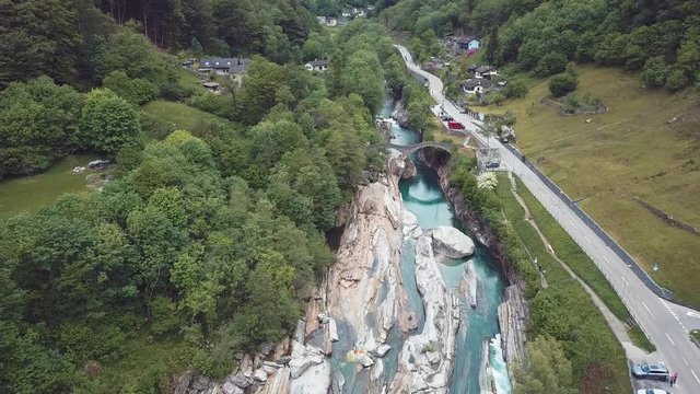 Verzsaca and Ponte dei Salti in Lavertezzo - Ticino Switzerland