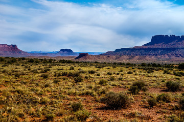 I captured this image on the road to The Maze Overlook from the Golden Stairs area in the Canyonlands National Park in Utah.
