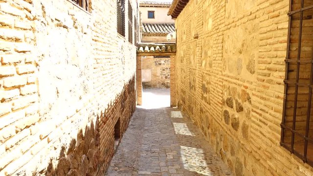 Streets in Toledo, Spain.