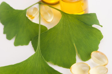 ginkgo with essential oil