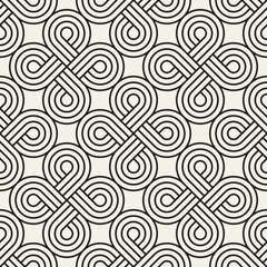 Vector seamless pattern. Modern stylish abstract texture. Repeating geometric tiles