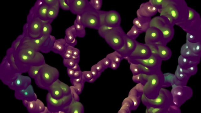 Monstrous microorganism animation