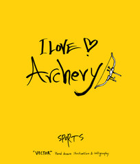 스포츠 포스터 / 손으로 그린 스포츠 그림