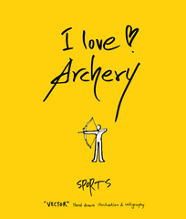 스포츠 포스터 / 손으로 그린 스포츠 그림