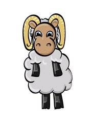 Cartoon Ram