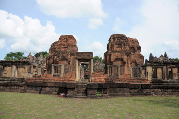 Fototapeta premium Religious Park Age of creation thousands of years.Buriram Province - Thailand.
