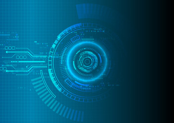 Blue Shade Technology Background Vector