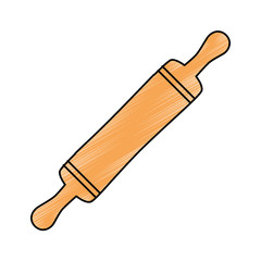 bakery roller isolated icon vector illustration design