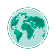 World Environment Day. Earth Day. Poster on the theme of preservation of the environment. Planet. Vector illustration.