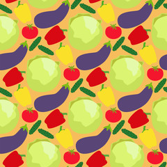 Vegetables food cellulose vector peppers tomatoes porridge healthy food seamless pattern background