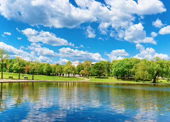 Pond in National Mall Washington DC