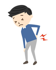 男性　腰痛