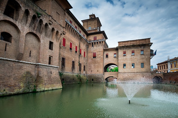 Ferrara, Emilia-Romagna, Italy - Castello (Castle) Estense