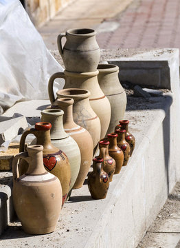 Turkey Anatolian pottery and jugs pictures, gift water jugs and bowls pictures,
