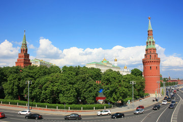 Naklejka na ściany i meble Towers of the Moscow Kremlin