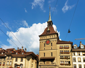 Fototapeta na wymiar Kafigturm prison tower in Bern Swiss
